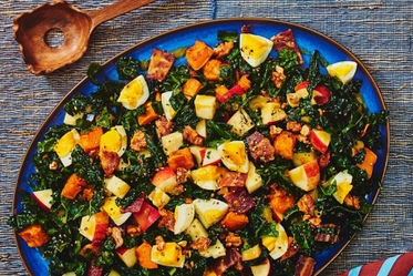 Maple-and-Bacon Fall Chopped Salad