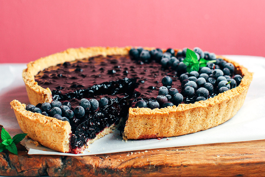 Refined Sugar-free Maple Blueberry Pie