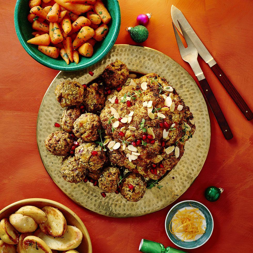 Roasted Cauliflower with Maple Glaze