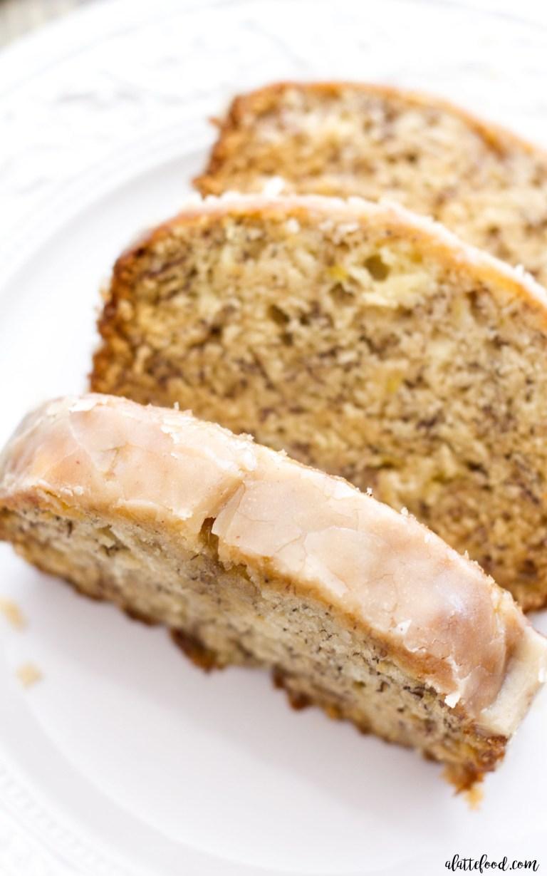 Maple Glazed Banana Bread