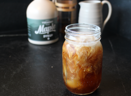 Maple Bourbon Cold Brewed Iced Coffee