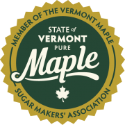 Vermont Maple Sugar Makers' Association logo with green and gold colors.